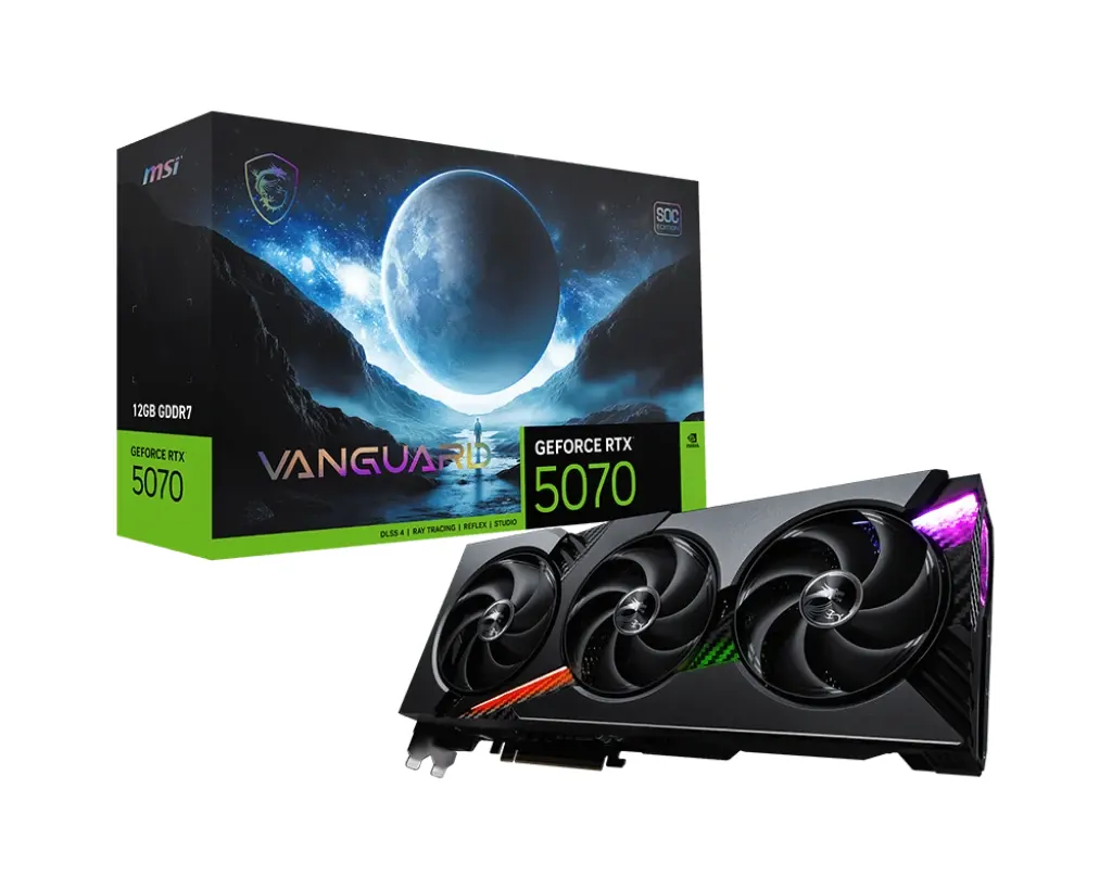 کارت گرافیک MSI RTX 5070 VANGUARD SOC
