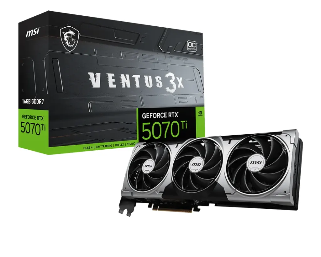 کارت گرافیک MSI RTX 5070 Ti VENTUS 3X OC