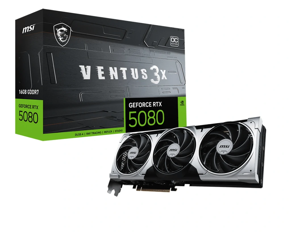 کارت گرافیک MSI RTX 5080 VENTUS 3X OC PLUS