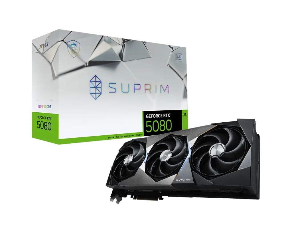 MSI RTX 5080 SUPRIM SOC