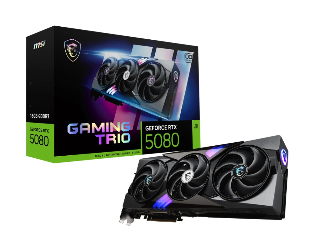 کارت گرافیک MSI RTX 5080 GAMING TRIO OC