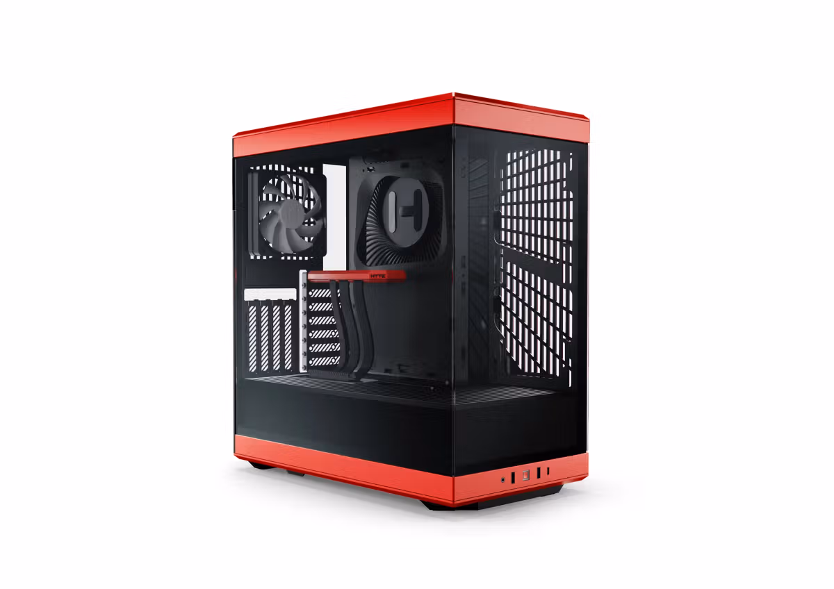 قاب کیس HYTE Y40 Black Cherry