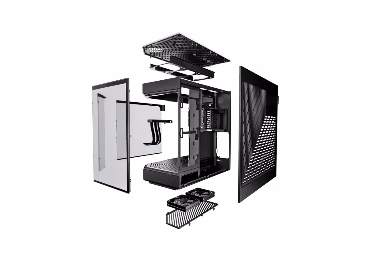 قاب کیس HYTE Y60 Pitch Black